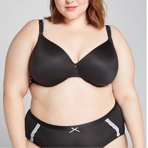 Cacique - NWT 42H Black Invisible Backsmoother Lightly Lined Full Coverage Bra